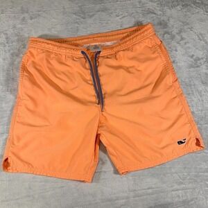 Vineyard Vines Swim Trunks | Orange | XS